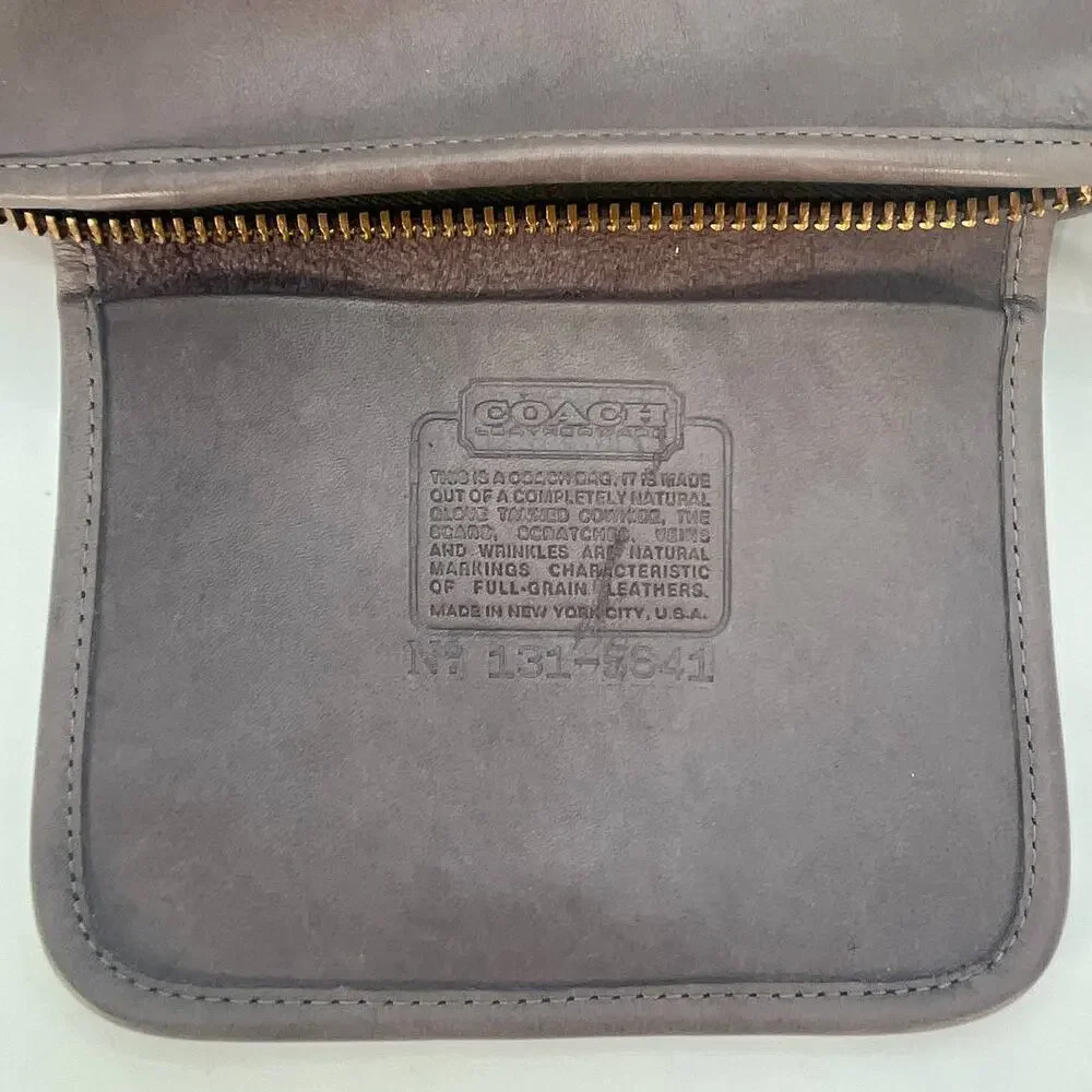 Vintage Coach NYC Madison Satchel 9725 Gray 1980s
